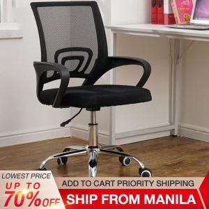 SAINTVILLA Mesh Office Chair Breathable Computer Desk Chair Comfortable Ergonomic Study Chair with Adjustable Height for Home Office