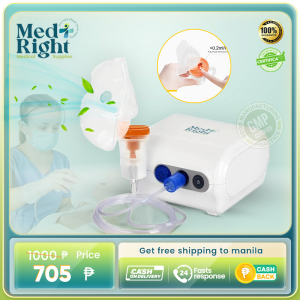 NEBULIZER MACHINE for asthma Ultra Compressor Nebulizer Inhalator with Adult and Children Mask Kits