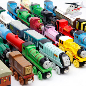 6 Pcs Pack New Thomas & His Friends Anime Wooden Railway Trains Toys for Boys set Train Toy Model Great Birthday Gift for kids