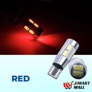 T10 5W LENS ALUMINIUM LED BULB 5630 Car Motor Head Small Lamp Alloy Interior Dashboard Light SMD Mentol Lampu Kereta 汽车大小灯后备箱灯车牌灯