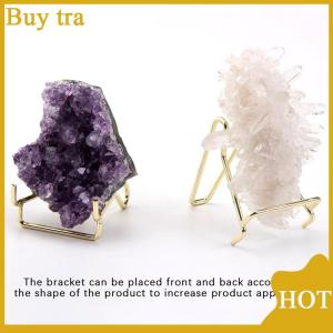 [Buytra] 1Pc Metal Arm Display Stand Easel For Mineral Home Decor Minerals Fossils Rocks Geode Display Stands Holder