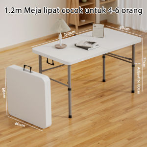 Meja Lipat Panjang Meja Portable Meja Makan Belajar Komputer Laptop Serbaguna Meja Taman  Outdoor