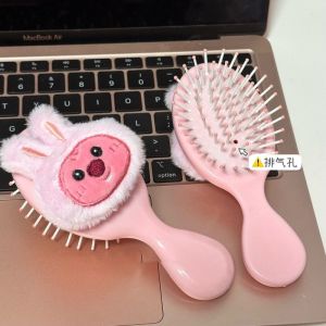 Cartoon Loopy Makeup Mirror Pink Beaver Accessories Y2k Anime Folding Air Portable Comb Mirrorr Carry Around Gift