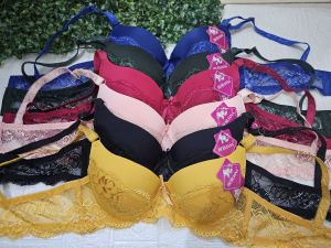 BH bra  kawat / Bh Dewasa  / Kait 3 / Bra Polyester / Bra Cantik / size  34 36 38 40 / Real Picture