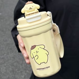 Kawaii ขวดน้ำ แก้วเยติลายการ์ตูน sanrio กระบอกน้ำเด็ก Kuromi กระติกน้ำการ์ตูน ลายซานริโอ้ ขวดน้ำเก็บความเย็น