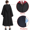 Poter Harry Costume Magic Robe Gryffindor Slytherin Hufflepuff Ravenclaw School Of Magic Robe Women and Men Coat  Halloween Cosplay Costumes. 