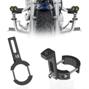 ที่จับไฟตัดหมอกสปอตไลท์รถจักรยานยนต์ตัวยึดติดมอเตอร์ไซด์ที่หนีบหลอดเลี้ยวไฟระบุสัญญาณตัวหนีบยึดติดตั้ง