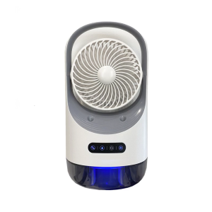 4000mAh Rechargeable Miniature Cooling Fan With Humidifier USB Portable Air Circulators For Home Office Travel