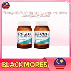 【EPX-2027】BLACKMORES Minyak Ikan 3X Ganda Omega-3 Berkepekatan Tinggi – Kapsul Lembut Premium untuk Otak Jantung Sendi & Anti-Radang | DHA & EPA Asli dari Ikan Laut Dalam