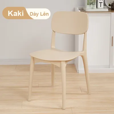 【Giảm Giá 30%】Ghế Nhựa Tựa Lưng Bằng Nhựa Ăn Sang Trọng Nhẹ Văn Phòng Có Thể Xếp Chồng Tựa Lưng Ngồi Quán Cafe Nhà Hàng