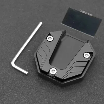 Universal Scooter Motorcycle Bike Kickstand Extender Foot Side StandExtension Pad Support Plate Anti-skid Enlarge