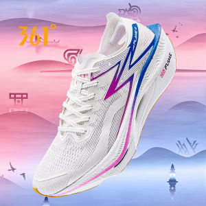 [20KM+] 361 Degrees Flame 3 Full Palm Carbon Plate Racing PB Shock Absorbing Sports Shoes Training Shoes Professional Marathon Running Shoes 672422233F