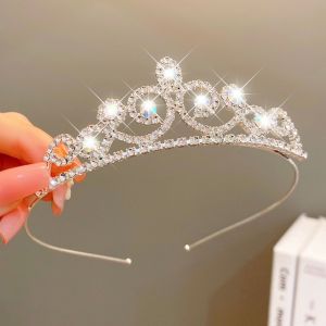 Koreas new childrens headband childrens performance childrens headband rhinestone hairpin princess birthday(Ready Stock)
