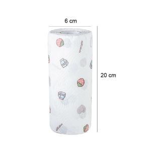 Cuộn khăn giấy lau bếp đa năng giấy thấm dầu đa năng 20cm kèm cọc gỗ