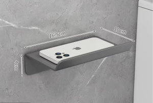 Bathroom storage tissue box wall mounted without drilling installation