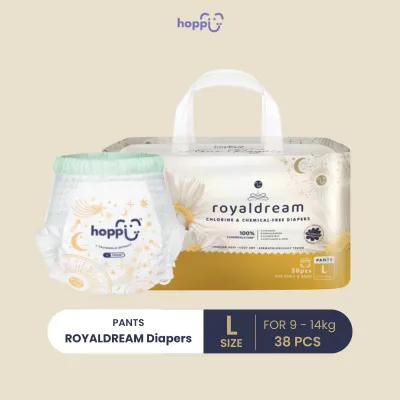 HOPPI ROYAL DREAM DIAPERS - PANTS (M44S / L38S / XL32S / XXL28S)