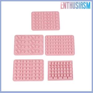 【Enthusiasm】🌟🌟【Hot Sale】🎈 แม่พิมพ์ซิลิโคนรูปผลไม้ผสมช็อคโกแลตรูปกระต่ายปลาฟัดจ์แม่พิมพ์เยลลี่ขนมรูปทรงเรขาคณิตรูปหัวใจสำหรับตกแต่งเค้กถาดใส่น้ำแข็งอบของขวัญ
