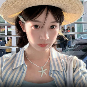 CRYST ฤดูร้อนฤดูร้อนฤดูร้อน สร้อยคอปลาดาว ชายหาดริมชายหาด งานทำมือ ผู้หญิง Choker แฟชั่นสำหรับผู้หญิง โบโฮ สร้อยคอลูกปัดลูกปัด ของขวัญสำหรับเด็ก