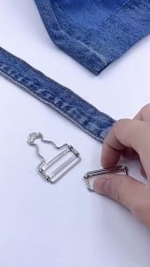Masely Overalls Metal Buckles Replacement Suspender Buckles Overall Clip Replacement 1Set