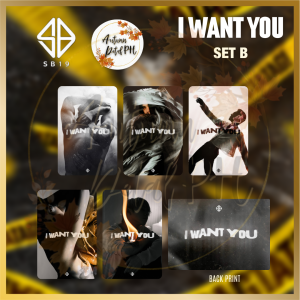 SB19 PAGTATAG Unofficial Photocards Lomo Cards Set - Pagtatag Concert I Want You - 5pcs to 6pcs