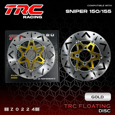 TRC FLOATING FRONT DISC BRAKE for Sniper 150/155CLICKBEATGENIOSPORTYSOULTYSOUL 115 4 HOLES 267mm Z0224