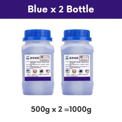 [SG Stock] 500g Silica Gel Desiccant Bottle Orange & Blue for Camera Dry Box Collectibles Dehumidifier Silical