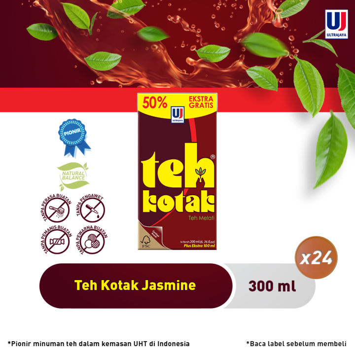 Teh Kotak Jasmine 300ml [Karton isi 24pcs]