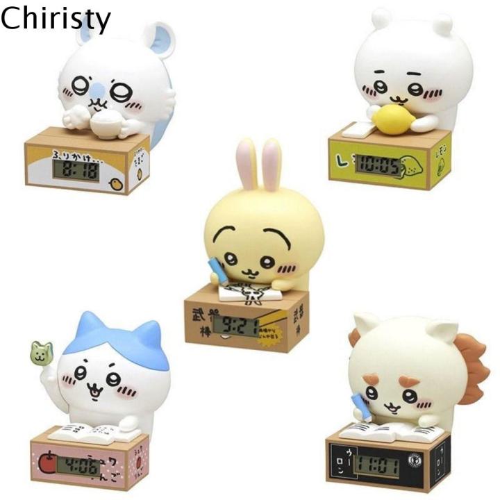 CHIRISTY Sleeping Usagi Chiikawa Twisted Egg Doll Draw Study Chiikawa Usachi Little Hachiji Figure Mini Cartoon Doll Eating Noodles Chiikawa Gashapon Ornament Children's Gift