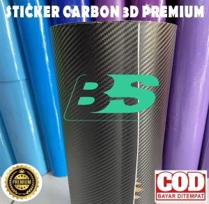 STICKER SKOTLET CARBON 3D DOFF WARNA HITAM BAHAN PREMIUM MEMILIKI BAHAN TEBAL SUDAH ADA PEREKAT  TAHAN LAMA ( COCOK BUAT SEPEDA MOTOR BODY KASAR DAN MOBIL )
