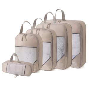 8 Pcs Compression Travel Organizer Packing Cube Travel Pouch Luggage Bag Foldable Portable Suitcase