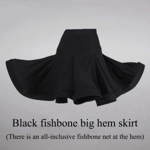 กระโปรงสำหรับผู้ใหญ่เซ็กซี่พิมพ์ลายเสือดาวกระโปรงเต้นรำละตินสีดำกระโปรงฝึกหัดเสื้อผ้าเครื่องแต่งกายชุดเต้น