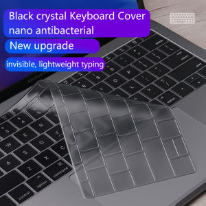 for 2023 2024 Macbook Air M1 M2 M3 invisible keyboard Cover Black Crystal Ultra Thin Soft Film Pro 14 16 inch air 15 A3113 A3114 A2992 A2918 A2991 A2337 A2338 laptop Accessories