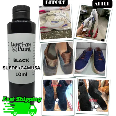 10ml Suede Paint Gamusa Paint Nubuck Paint for your Shoes Bags Wallets Furniture Sneakers and other Leather goods