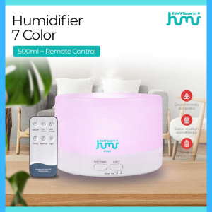 COD Taffware HUMI Humidifier 7 Color 500ml + Remote Control HUMI H14A / alat pengharum ruangan / menjaga kelembapan ruangan otomatis