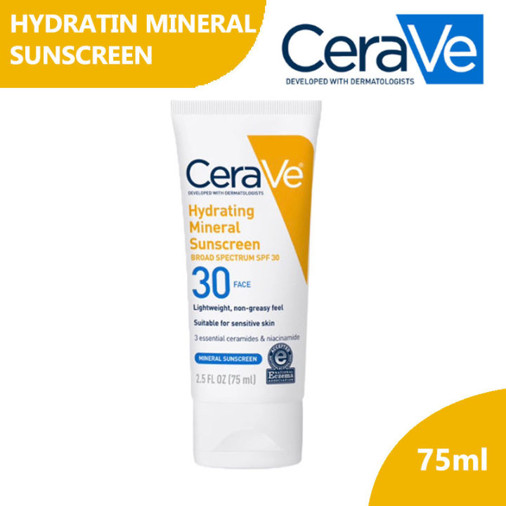 CeraVe Mineral Hydrating Sunscreen SPF 30+ Face | Lazada PH