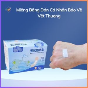 Băng cá nhân urgo trong suốt băng keo cá nhân chống nước băng cá nhân cute hộp 120 miếng