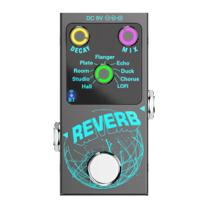 Reverbs kỹ thuật số bàn đạp hiệu ứng Guitar 9 chế độ bàn đạp hiệu ứng guitar đòn bẩy đàn ghi-ta reverbs Effector đơn khối reverbs Effector