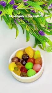 (20PCS) 3D Peelable Gummy Candy Fruit Flavor Soft Chewy Viral Snack