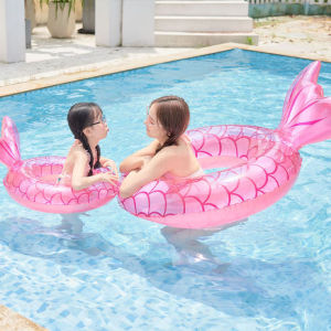 Mermaid swimming circle  and childrens summer water toys SKU:YW70