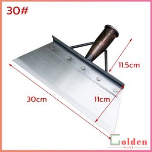 Golden พลั่วเหล็ก เสียมขุดดิน ทำความสะอาดถนน ทำความสะอาดโรงเรือนสัตว์เลี้ยง Garden Cleaning Shovel