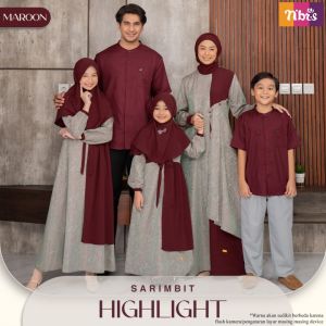Sarimbit Nibras Highlight Maroon Keluarga Raya Couple Nibras Keluarga Muslim Terbaru 2022