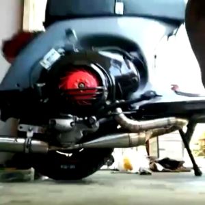 KNALPOT VESPA MODEL KANAN HARIAN STENLIS