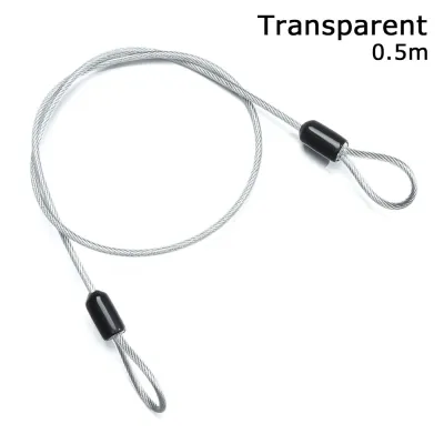 GS 0.5/1/2Meters MTB Bike Rope Anti-theft Ropes Bicycle Lock Wire Steel Cable Lock Road Bike Lock Cycling Strong Wire