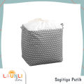 Keranjang Baju Kotor Model Serut Tertutup Motif Laundry Bag Kotak Lipat Jumbo. 