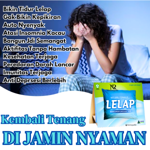 Lelap Obat Kapsul Hebal Susah Tidur Malam Original Agar Cepat Tidur Pulas Nyenyak Untuk Pria Wanita