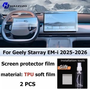 Kail For Geely Starray EM-i 2025-2026 Car LCD Screen Anti Fingerprint Matte TPU Film Car Navigation Screen Protector Film Accessories Q8H3K