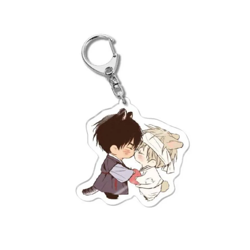 RSIANBU Anime Korea No Love Zone Keyrchain Cartoon Cute Acrylic BL Pendant  Lovely Korean Comics Love Restricted Zone Pendant Backpack Decor | Lazada  Singapore