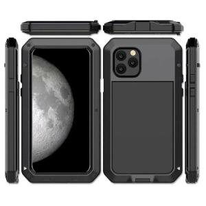 Heavy Duty Military Tough Metal Case For iPhone 16 15 14 13 12 11 Pro Max XS XR 8 Plus Shockproof Protective Cover Gorilla Glass