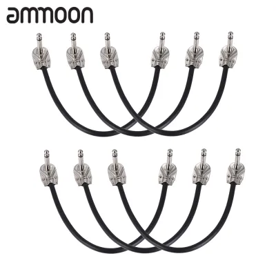 [ammoon]quà bí mật 30cm/ 12in OR 15cm/ 6in Guitar Effect Pedal Instrument Patch Cable 1/4