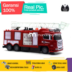 Mainan Mobil Remot Kontrol RC Truk Pemadam Kebakaran Fire Rescue Besar